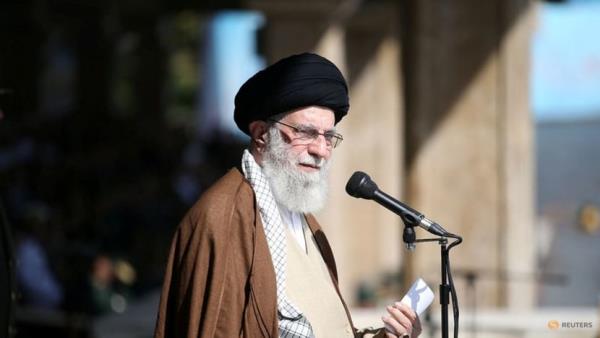 Iran's leader says Israel must halt assault on Palestinians in Gaza