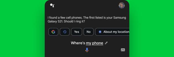 Google Assistant Android: Find my phone