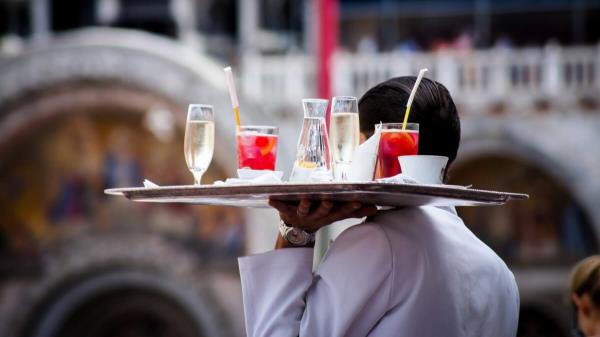 Waiter in Italy