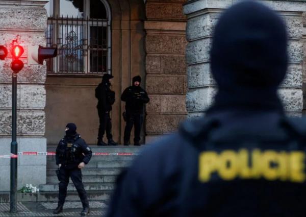 Czech police patrol public areas, university lectures off after shooting