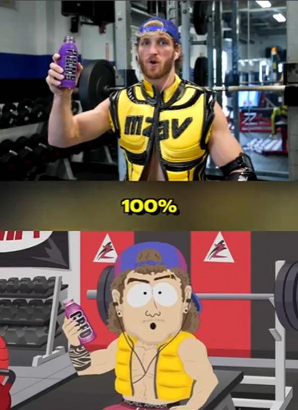 Logan Paul was the butt of South Park's joke. Credit: X/ @LoganPaul