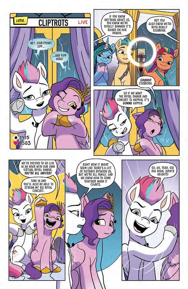 Interior preview page from MY LITTLE PONY #20 PATRICIA FORSTNER COVER