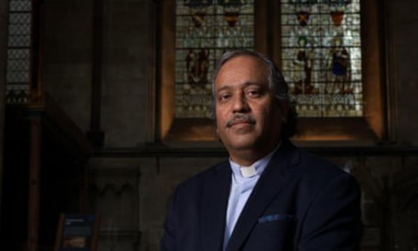 Rev Joshva Raja in Salisbury cathedral