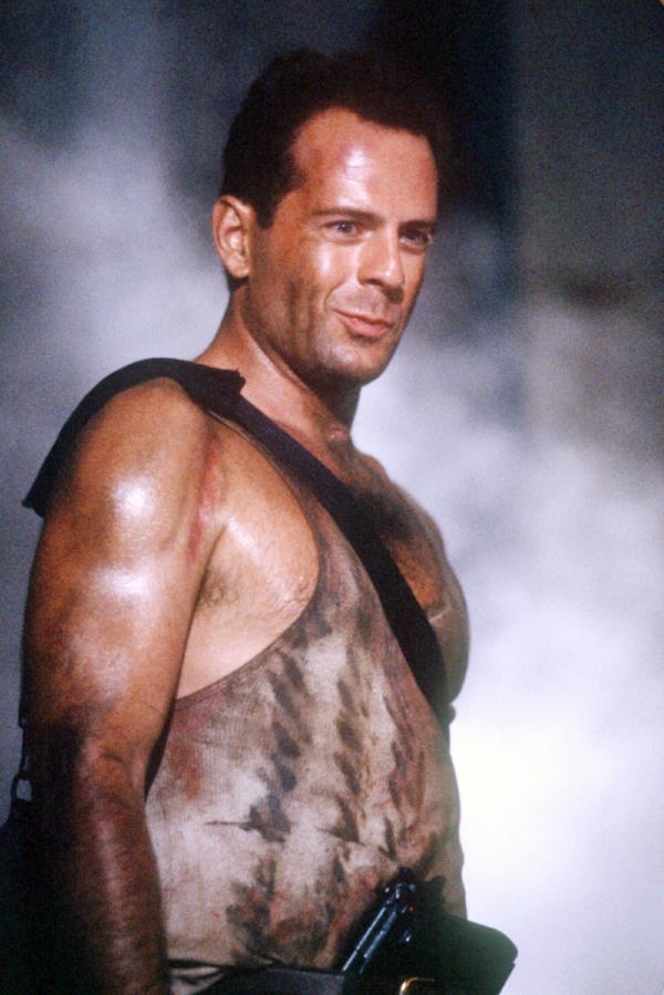 Bruce Willis in Die Hard 1