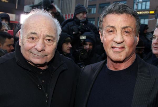 Burt Young was most famous as Rocky's friend and coach in the movie franchise