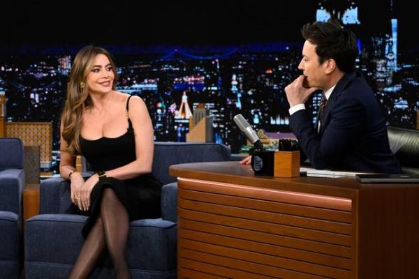 Sofía Vergara left Fallon stunned. Credit: Todd Owyoung/NBC via Getty Images 