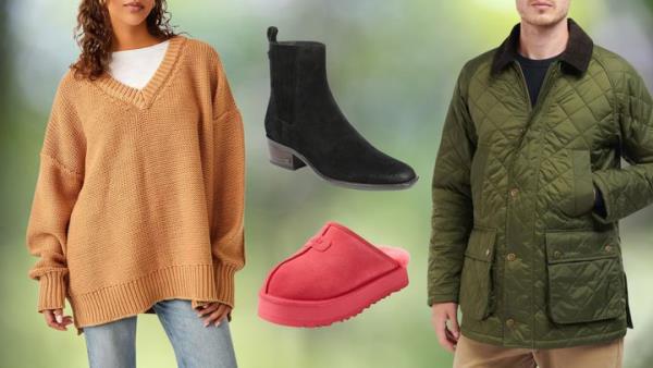 This oversized sweater, Chelsea boot, shearling slipper and quilted jacket are on sale at Nordstrom