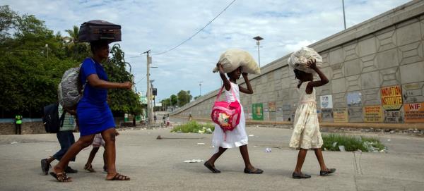 People co<em></em>ntinue to flee their homes in Port-au-Prince due to gang-related violence.