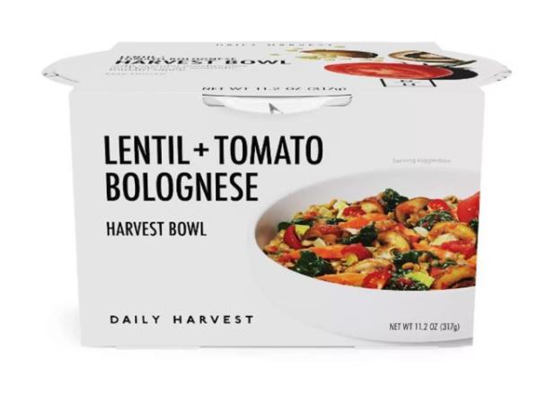 Daily Harvest Lentil & Tomato Bolognese Harvest Bowl