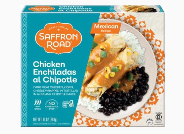 Saffron Road Chicken Enchiladas Al Chipotle 