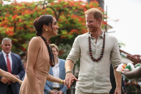 Meghan Markle and Prince Harry in Nigeria