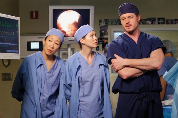 Sandra Oh, Ellen Pompeo and Eric Dane in 