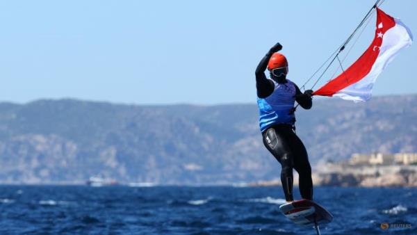 Kitefoiler Max Maeder clinches Olympic bronze, makes history as Singapore's youngest Games medallist