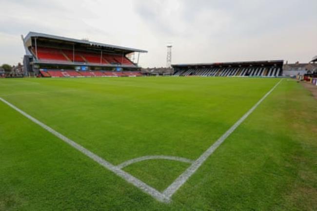 General view of Blundell Park.