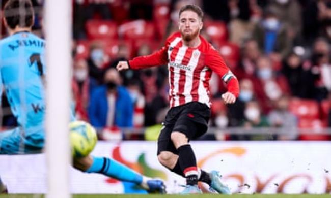 Iker Muniain of Athletic Bilbao in action against Real Sociedad in February