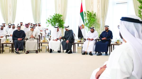 The President of the State and the ruler of Ras Al Khaimah discuss the issues of the nation and the citizens