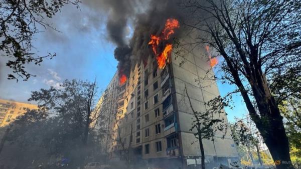 Russian bomb hits high-rise building in Ukraine's Kharkiv, killing seven