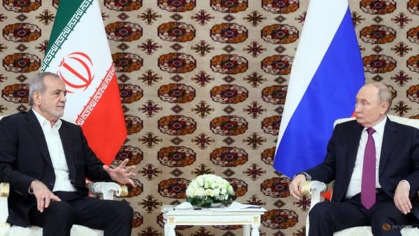 Russia's Putin cements ties with Iranian president in Central Asia meeting