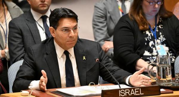 Ambassador Danny Danon of Israel addresses the Security Council meeting on the situation in the Middle East, including the Palestinian question.