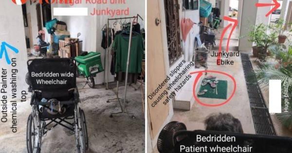 Resident turns ground floor of Bukit Panjang HDB block into 'junkyard', town council advises to remove clutter