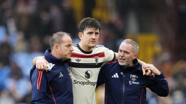 Man Utd defender Harry Maguire sidelined for ‘a few weeks’ through injury