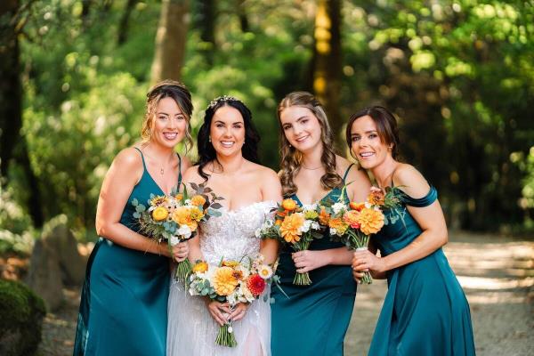 Sarah Coughlan and bridal party.