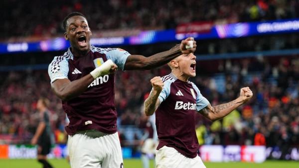 Duran stunner earns Aston Villa famous Champions League win over Bayern