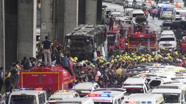 Thai police arrest driver of school bus fire that killed 23