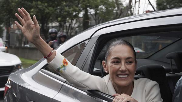 Claudia Sheinbaum is sworn in as Mexico’s first female president