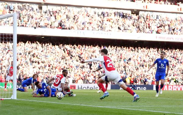 TAP-IN: Arsenal's Kai Havertz scoring his sides fourth goal