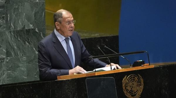 Russian foreign minister issues nuclear power warning in UN speech