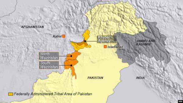 North and South Waziristan, Khyber, Pakistan