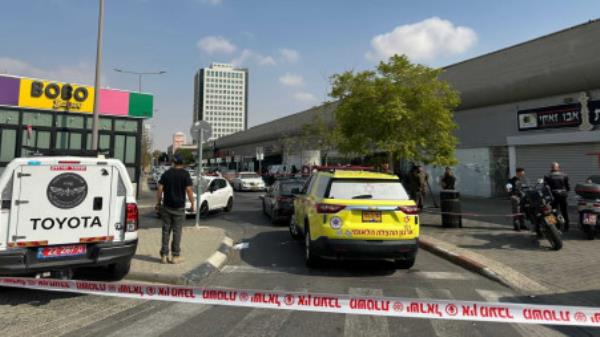 The scene of the attack at the Beersheba central bus station in southern Israel on 6 October 2024. Photo: Collected