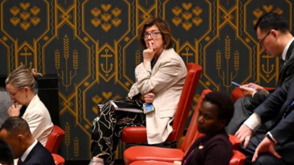 Downing Street Chief of Staff Sue Gray attends the 79th United Nations General Assembly at the headquarters of the United Nations (UN), in New York, US September 25, 2024. Photo: Leon Neal/Pool via REUTERS/File Photo