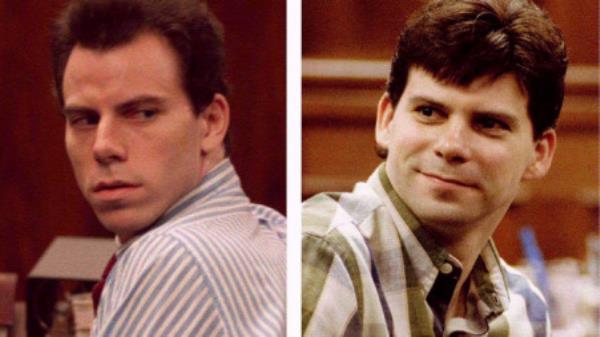 Undated file combo image of brothers Erik (L) and Lyle Menendez who were co<em></em>nvicted March 20, 1996 of the first degree murder of their wealthy Beverly Hills parents. The brothers were sentenced to life imprisonment. REUTERS/HO SN/File Photo