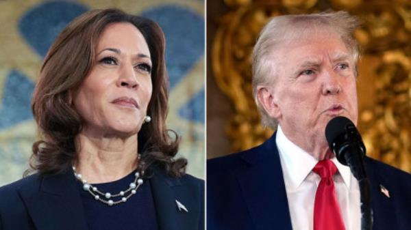 Vice President Kamala Harris and Former President Do<em></em>nald Trump. Photo: Collected