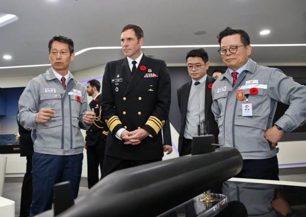 Hanwha Ocean welcomes the Commander of the Royal Canadian Navy