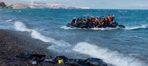 Many migrants lose their lives crossing the Mediterranean sea in unseaworthy boats (file)