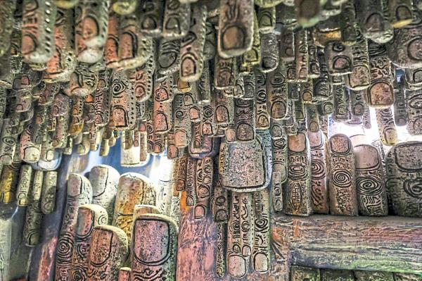 At his studio and residence, visitors can also explore what Yazdi refers to as 'The Finger Room.' Photo: AFP